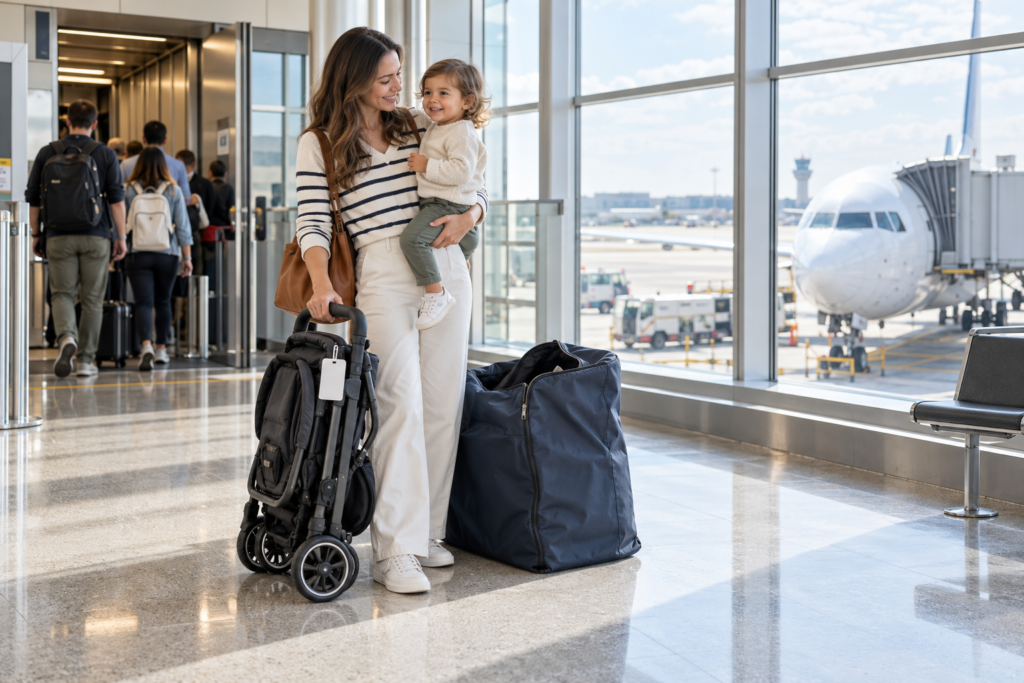 Gate Checking a Stroller