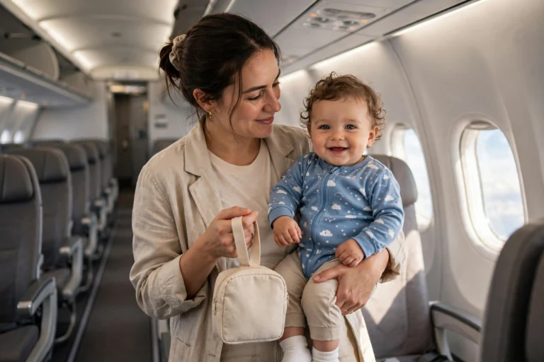 How to Change a Diaper on a Plane